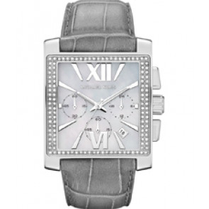 Bracelet de montre Michael Kors MK5674 Cuir Gris 26mm