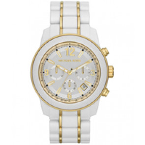 Bracelet de montre Michael Kors MK5804 Acier Blanc 22mm
