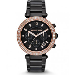 Bracelet de montre Michael Kors MK5885 Acier Noir 20mm