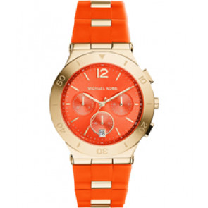 Bracelet de montre Michael Kors MK6172 Plastique Orange 22mm