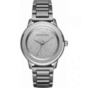 Bracelet de montre Michael Kors MK6244 Acier inoxydable Gris anthracite 20mm