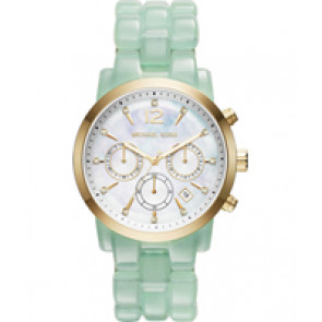 Bracelet de montre Michael Kors MK6311 Plastique Vert 22mm