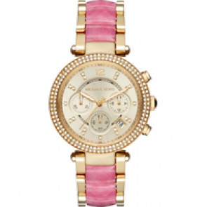 Bracelet de montre Michael Kors MK6363 Acier Plaqué or 20mm