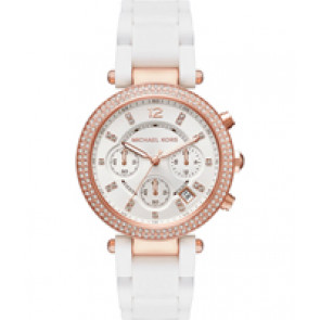 Bracelet de montre Michael Kors MK6405 Acier Blanc 20mm