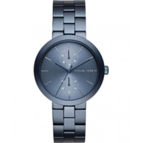 Bracelet de montre Michael Kors MK6410 Acier Bleu 18mm