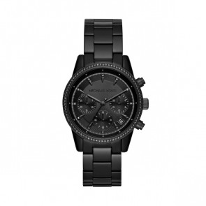 Bracelet de montre Michael Kors MK6438 Acier Noir 18mm