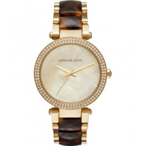 Bracelet de montre Michael Kors MK6518 Acier inoxydable Plaqué or 20mm