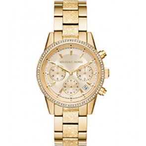 Bracelet de montre Michael Kors MK6597 Acier Plaqué or 18mm