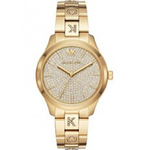 Bracelet de montre Michael Kors MK6638 Acier inoxydable Plaqué or 18mm
