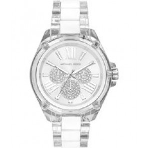 Bracelet de montre Michael Kors MK6675 Plastique Transparant 20mm