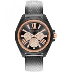 Bracelet de montre Michael Kors MK6685 Plastique Noir 20mm