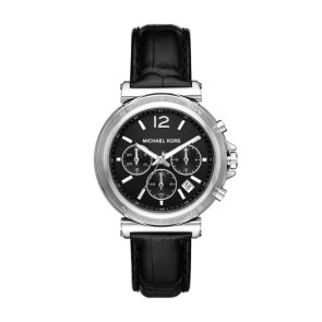 Bracelet de montre Michael Kors MK7499 Cuir Noir 18mm