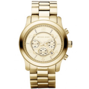 Bracelet de montre Michael Kors MK8077 Acier Plaqué or 24mm