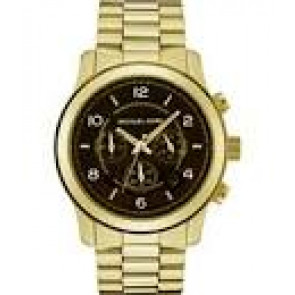 Bracelet de montre Michael Kors MK8097 Acier Plaqué or 24mm