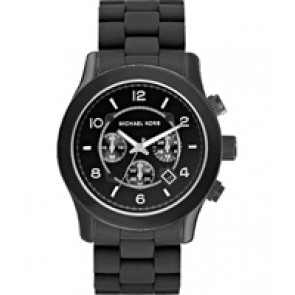 Bracelet de montre Michael Kors MK8119 Silicone Noir 24mm