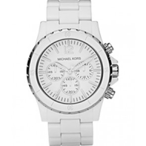 Bracelet de montre Michael Kors MK8146 Céramique Blanc 20mm