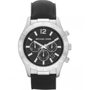 Bracelet de montre Michael Kors MK8215 Cuir Noir 24mm