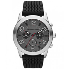 Bracelet de montre Michael Kors MK8293 Silicone Noir 24mm