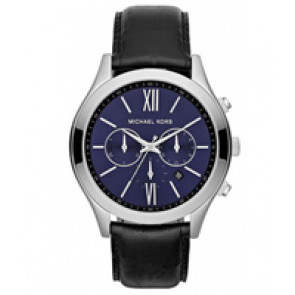 Bracelet de montre Michael Kors MK8307 Cuir Noir 22mm