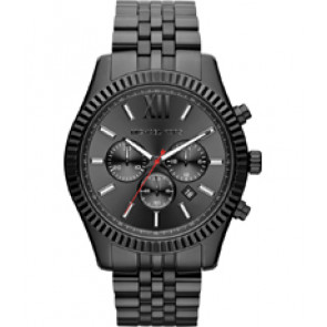 Bracelet de montre Michael Kors MK8320 Acier Noir 22mm