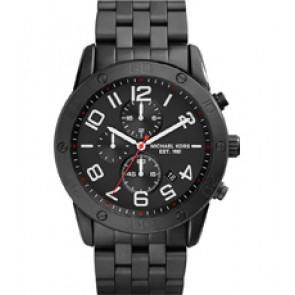 Bracelet de montre Michael Kors MK8350 Acier Noir 24mm