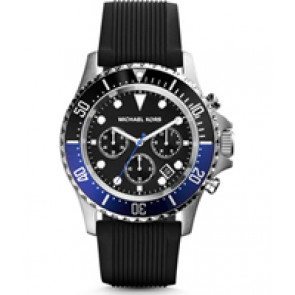 Bracelet de montre Michael Kors MK8365 Silicone Noir 24mm