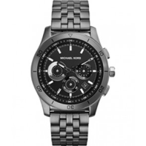 Bracelet de montre Michael Kors MK8374 Acier inoxydable Gris anthracite 22mm