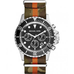 Bracelet de montre Michael Kors MK8399 Textile Multicolore 24mm
