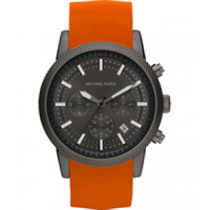 Bracelet de montre Michael Kors MK8411 Silicone Orange 22mm