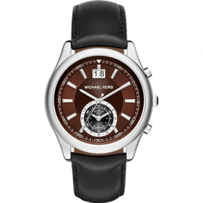 Bracelet de montre Michael Kors MK8415 Cuir Noir 22mm