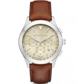 Bracelet de montre Michael Kors MK8449 Cuir Brun 22mm