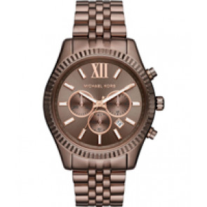 Bracelet de montre Michael Kors MK8522 Acier Brun 22mm