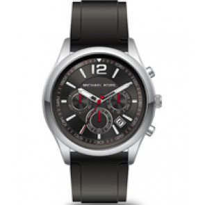 Bracelet de montre Michael Kors MK8524 Silicone Noir 24mm