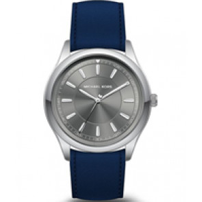 Bracelet de montre Michael Kors MK8525 Cuir Bleu 22mm