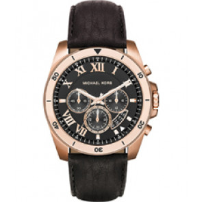 Bracelet de montre Michael Kors MK8544 Cuir Noir 24mm
