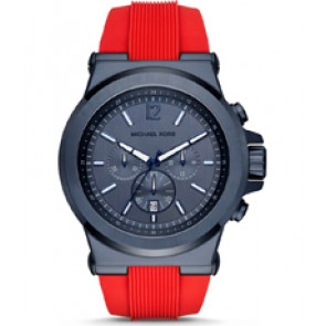 Bracelet de montre Michael Kors MK8558 Silicone Rouge 28mm