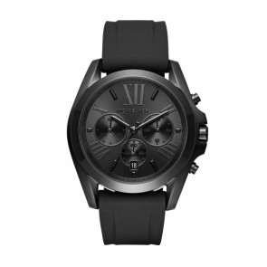 Bracelet de montre Michael Kors MK8560 Silicone Noir 24mm