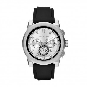 Bracelet de montre Michael Kors MK8596 Silicone Noir 24mm