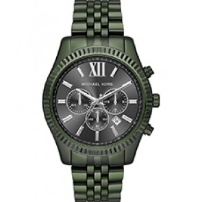 Bracelet de montre Michael Kors MK8604 Acier inoxydable Vert 22mm