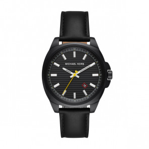Bracelet de montre Michael Kors MK8632 Cuir Noir 20mm