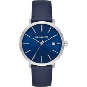 Bracelet de montre Michael Kors MK8675 Cuir Bleu 20mm