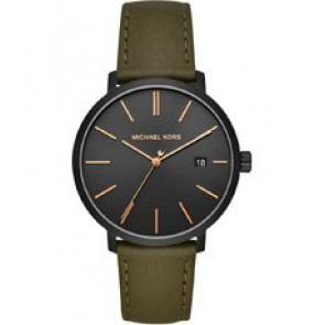 Bracelet de montre Michael Kors MK8676 Cuir Vert 20mm