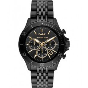 Bracelet de montre Michael Kors MK8750 Acier inoxydable Noir 22mm