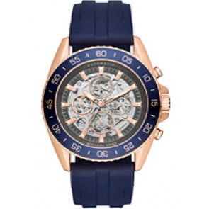 Bracelet de montre Michael Kors MK9025 Silicone Bleu 24mm