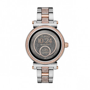 Bracelet de montre Michael Kors MKT5040 Acier Bicolore 18mm
