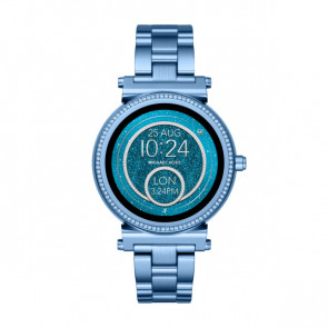 Bracelet de montre Michael Kors MKT5042 Acier Bleu 18mm