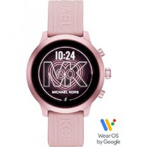 Bracelet de montre Michael Kors MKT5070 Silicone Rose 20mm