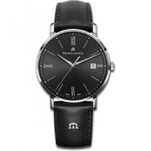 Bracelet de montre Maurice Lacroix ML740-000047 Cuir Noir 20mm
