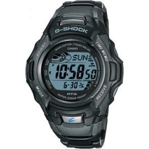 Bracelet de montre Casio MTG-910DJ-2 Acier Noir 15mm