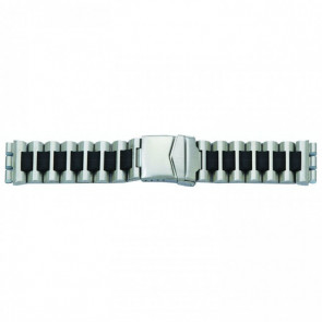 Bracelet de montre pour Swatch acier noir 19mm 1075